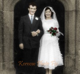 Wedding Colourised and Restored